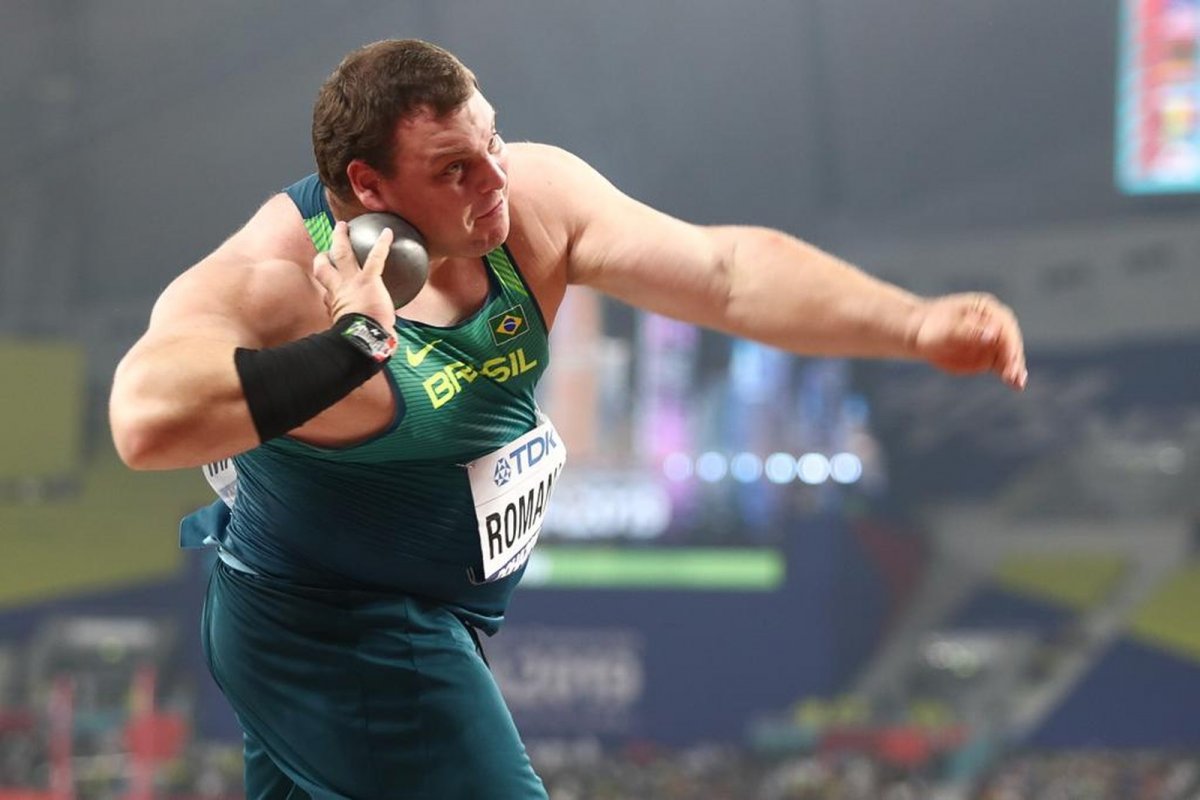 Darlan Romani classifica Brasil para final do Mundial de Atletismo