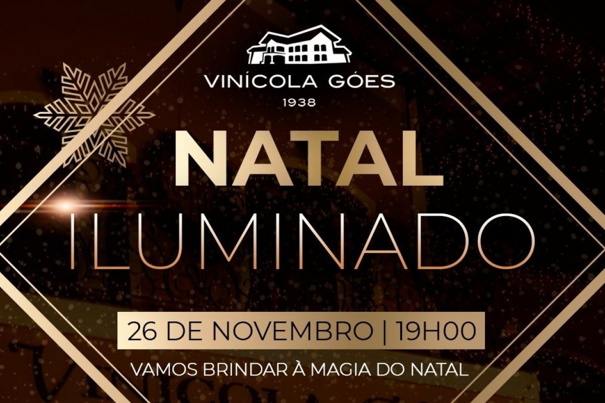 Vinícola Góes apresenta decoração de Natal