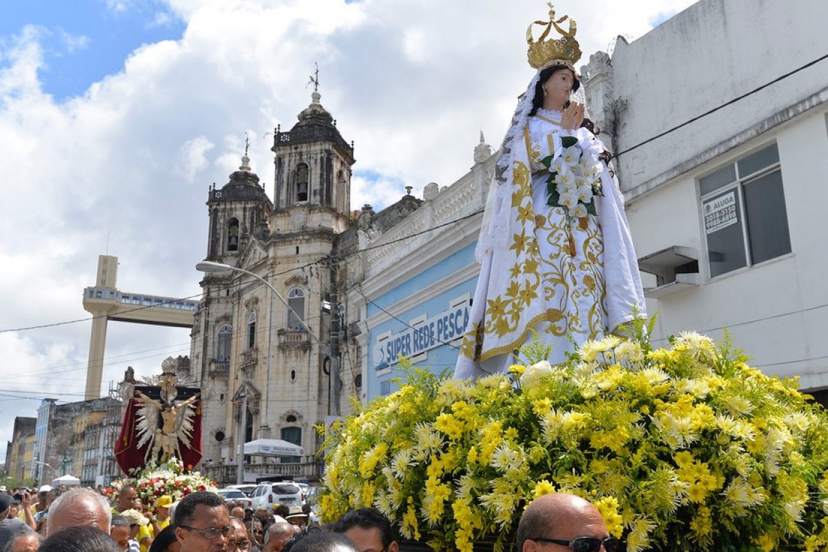 Comemorações para Nossa Senhora da Conceição da Praia começaram nesta segunda (29)