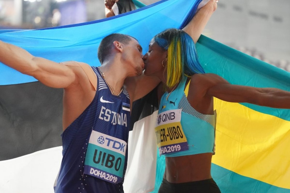 História de filme romântico: Casal conquista prata no Mundial de Atletismo