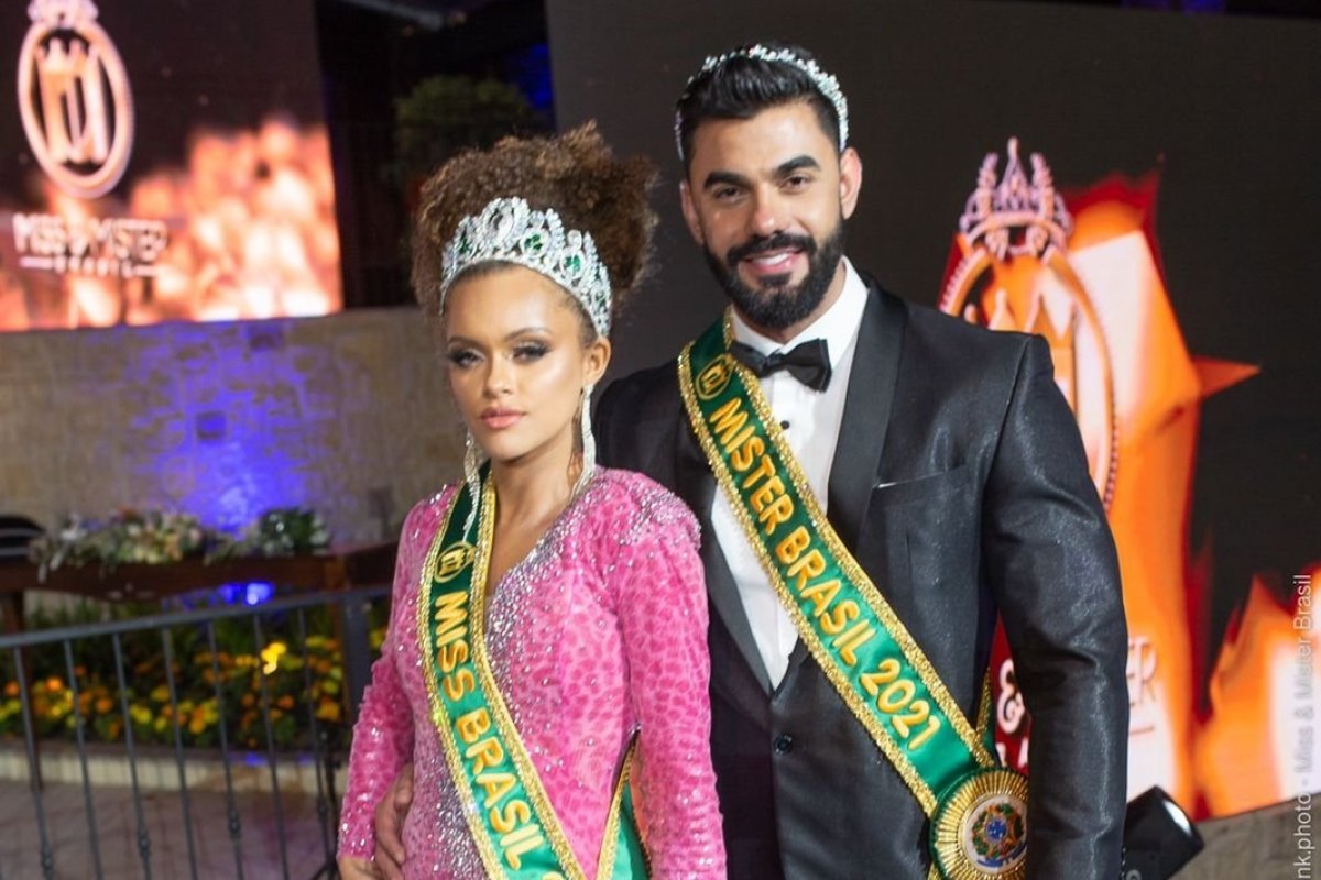 Elâine Souza e Bruno Ferraz são eleitos Miss e Mister Brasil 2021