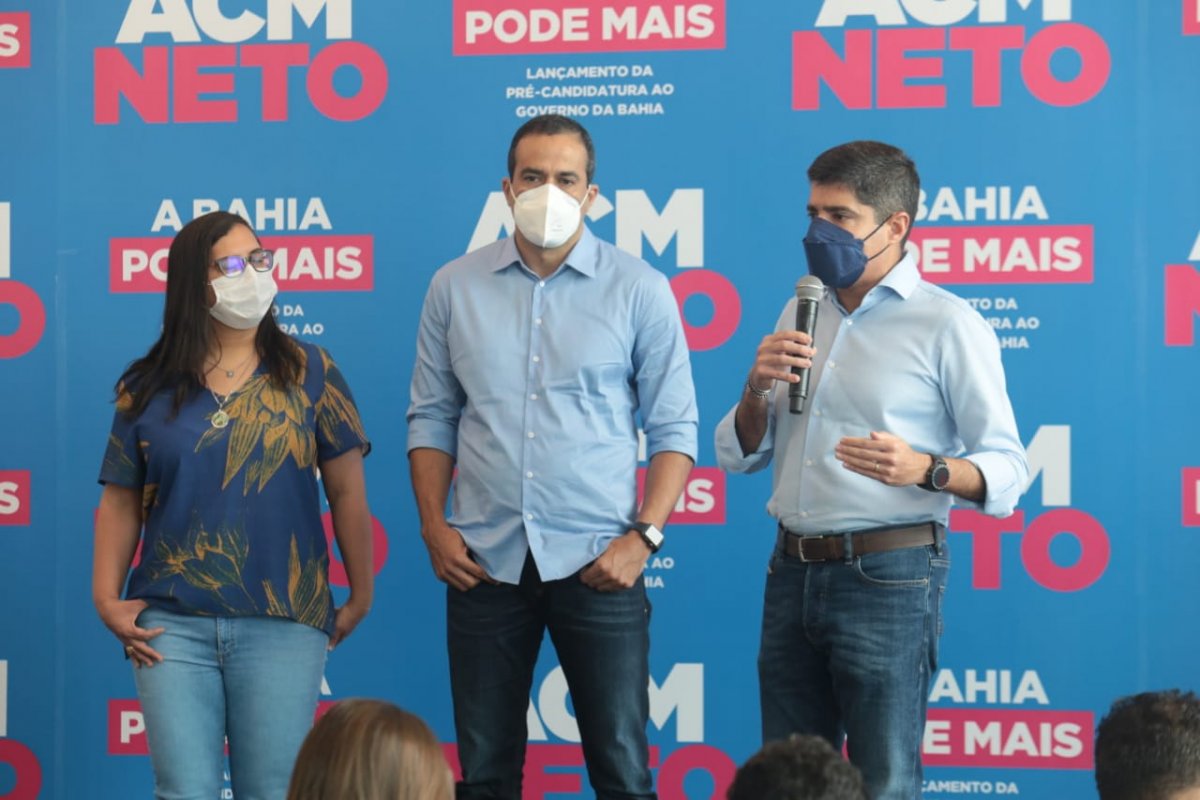 “Bruno será um dos mais importantes cabos eleitorais deste processo”, diz ACM Neto sobre candidatura ao governo do estado