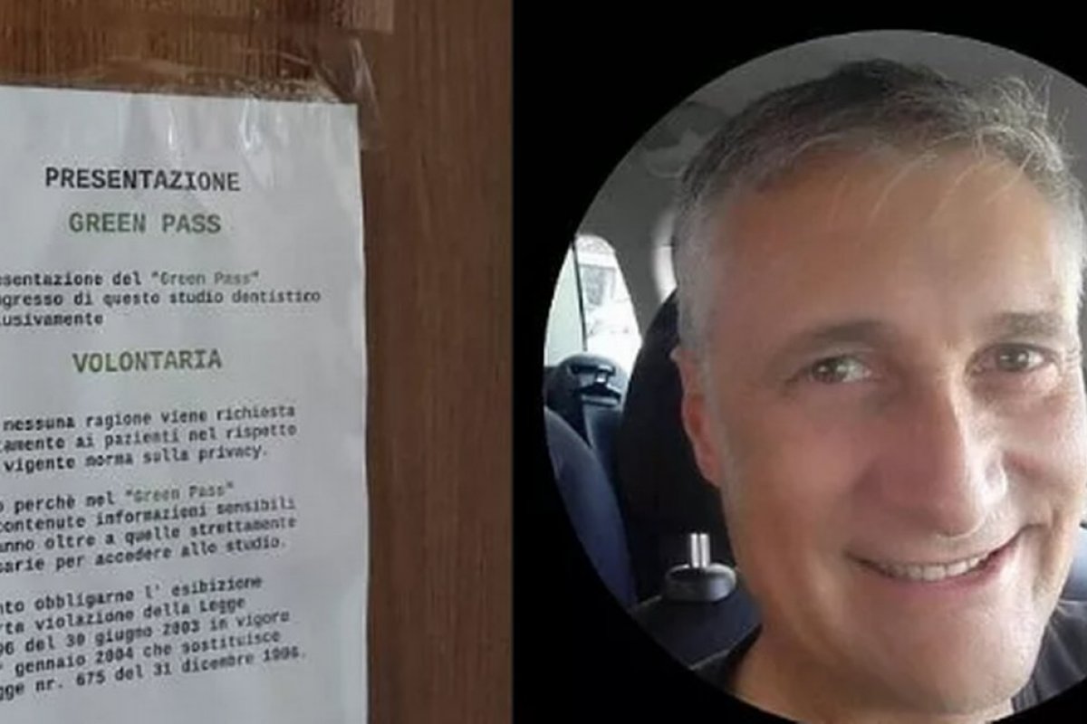 Italiano tenta fraudar vacinação contra Covid-19 ao usar braço falso