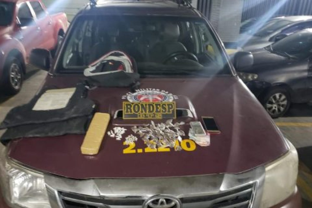 Suspeito de duplo homicídio no Taboão é preso com drogas e colete balístico