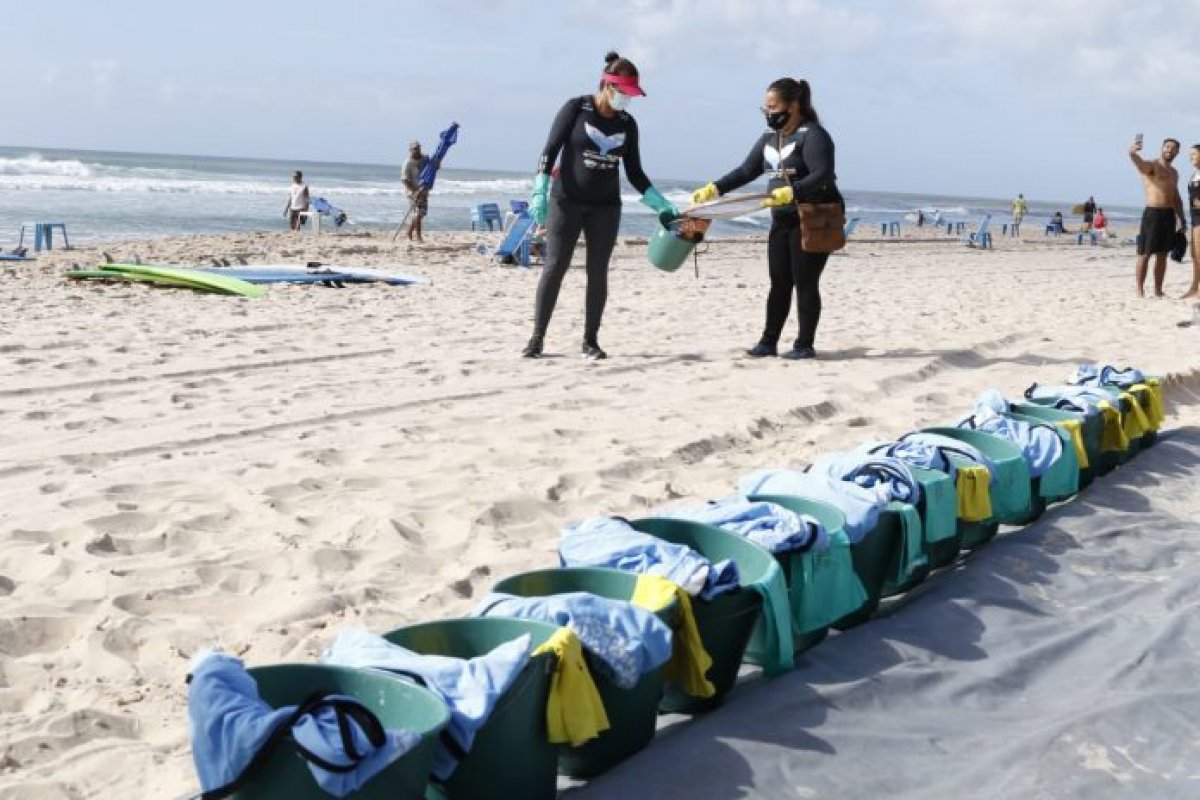 Após ação de coleta, Sema faz diagnóstico dos resíduos sólidos de praias de Salvador