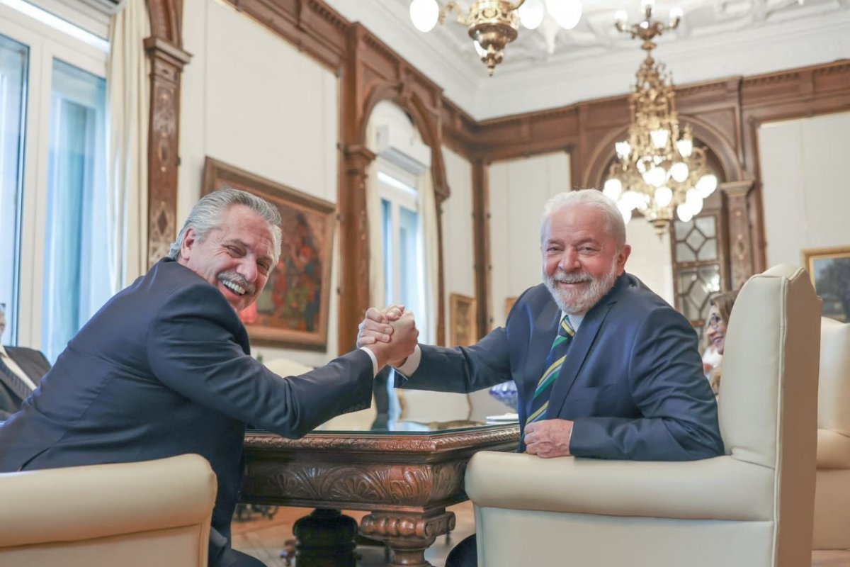 Lula se reúne com presidente da Argentina, Alberto Fernández