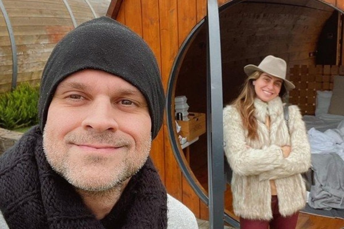 Ao lado do marido, Giovanna Antonelli curte Portugal!