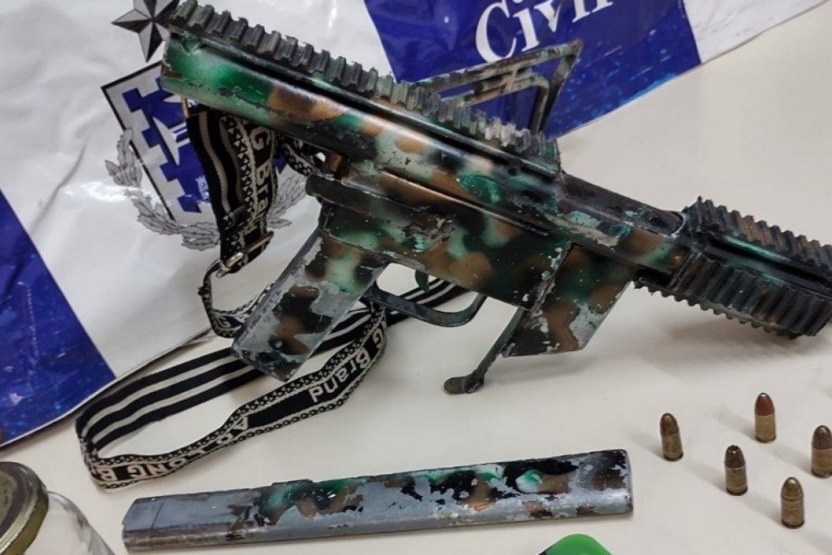 Submetralhadora é apreendida em São Gonçalo do Retiro