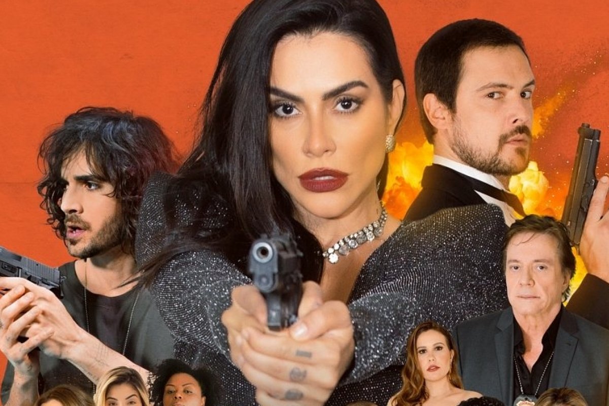 Cleo, Fábio Jr e Fiuk em trailer de "Me Tira da Mira"
