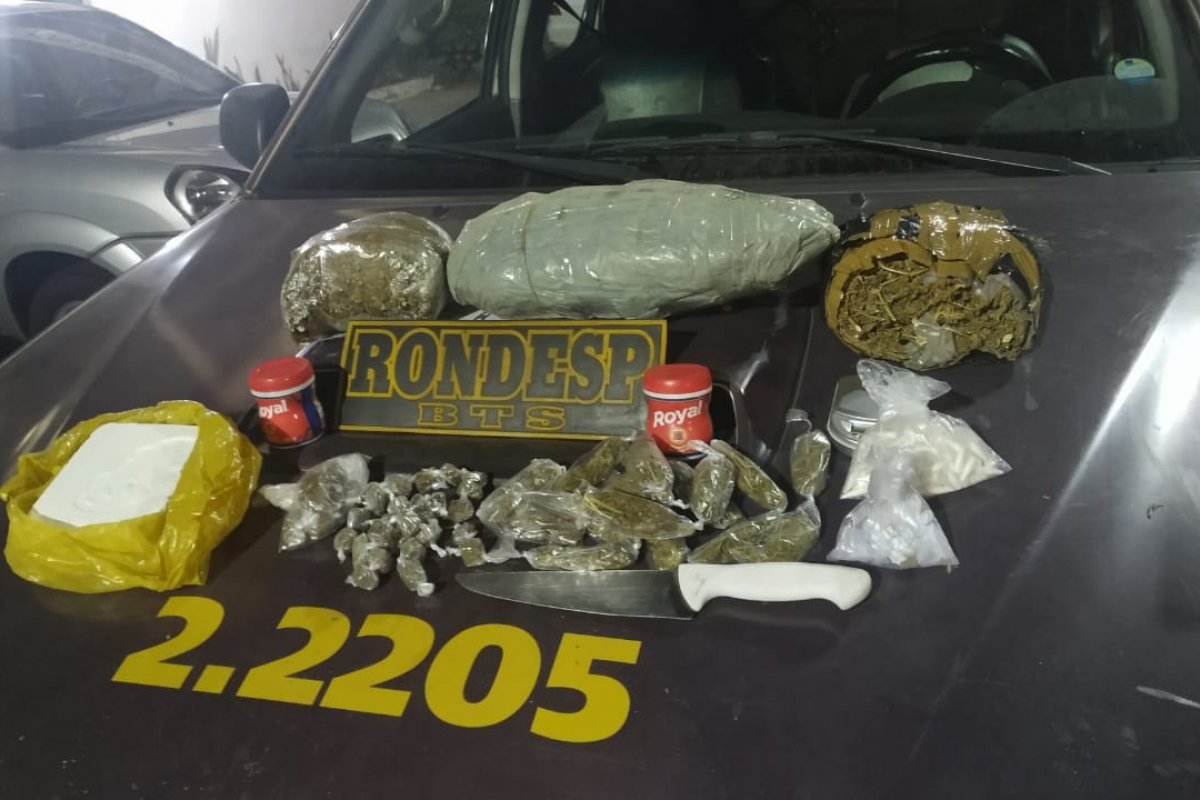 Cinco homens são procurados por suspeita de tráfico de drogas no bairro do Lobato