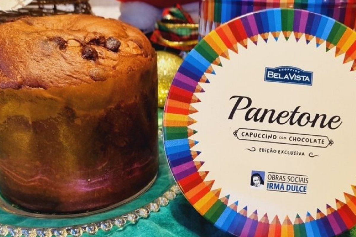 Shopping Bela Vista decide prorrogar promoção de Natal com panetone de chocolate com capuccino da OSID
