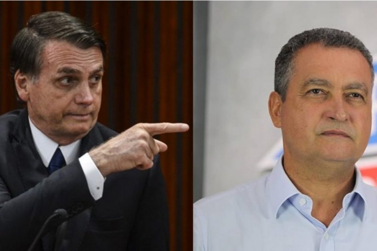 Bolsonaro comenta indiciamento de Rui Costa na CPI do Nordeste: 'Do PT, obviamente'