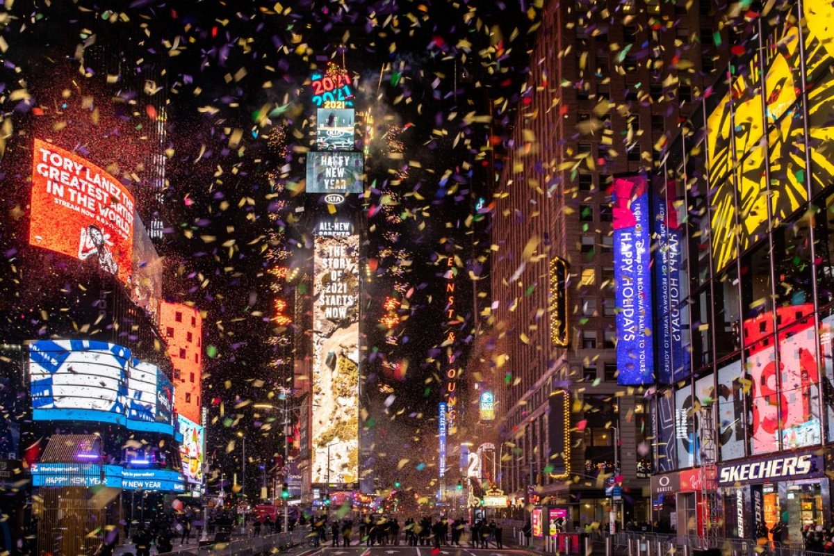 Ano Novo na Times Square terá apenas 15 mil pessoas após aumento de casos de Covid