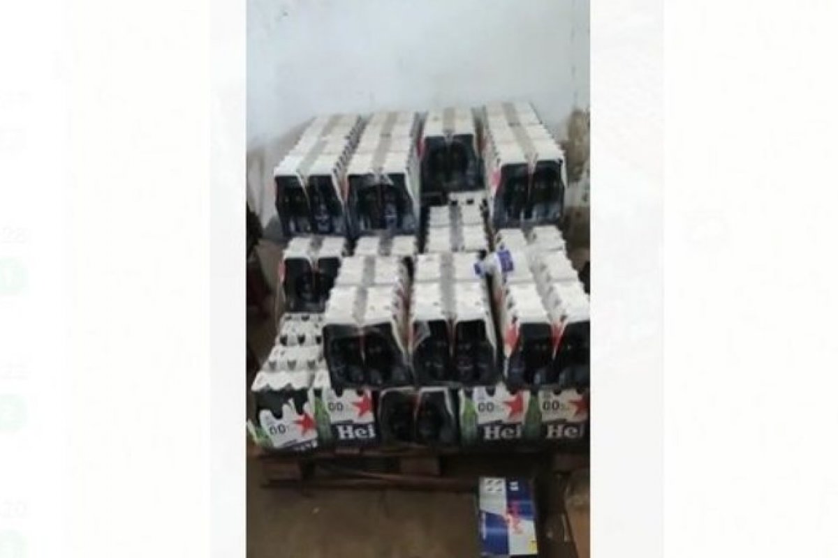Parte de uma carga de ceveja avaliada em R$ 250 mil é recuperada pela Polícia