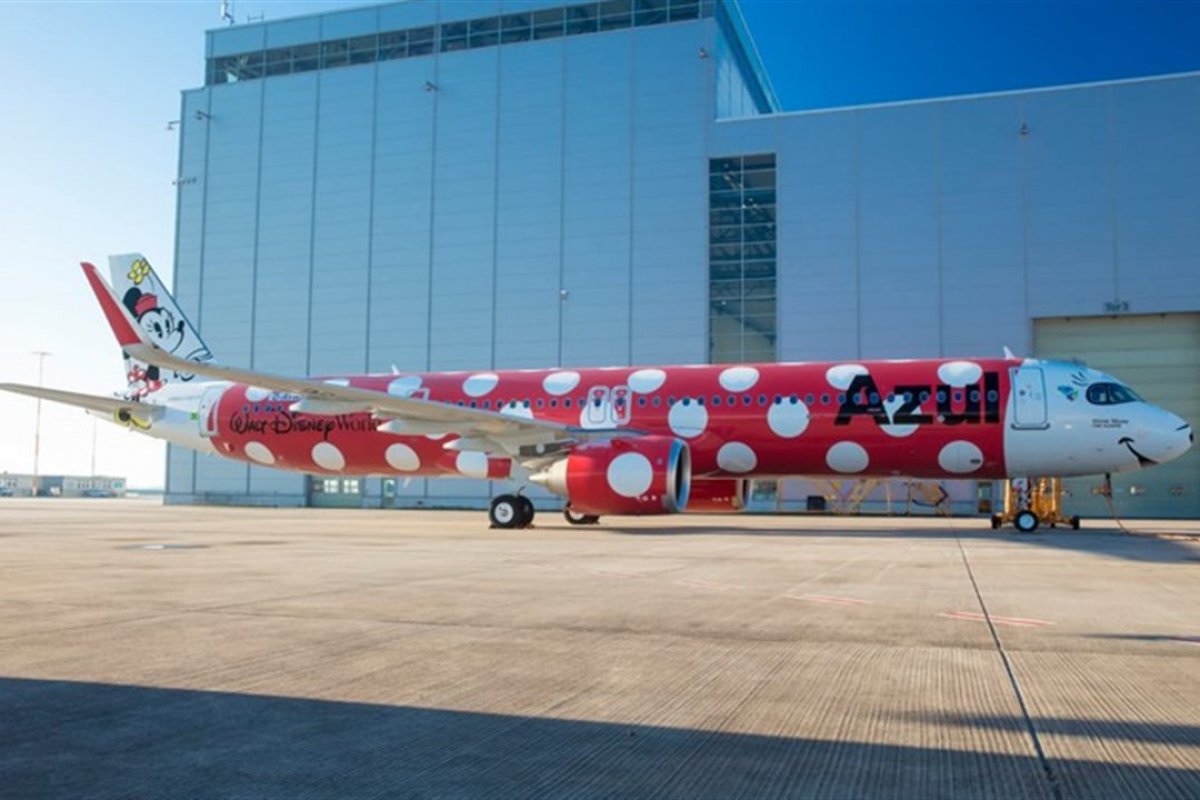 Azul Linhas Aéreas ganha mais uma aeronave inspirada em personagem da Disney